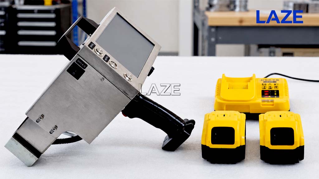 Máy đục laser cầm tay kèm pin