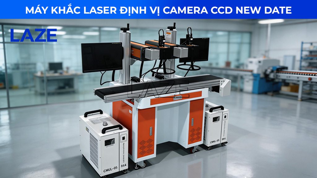 Máy khắc laser UV định vị camera 5W